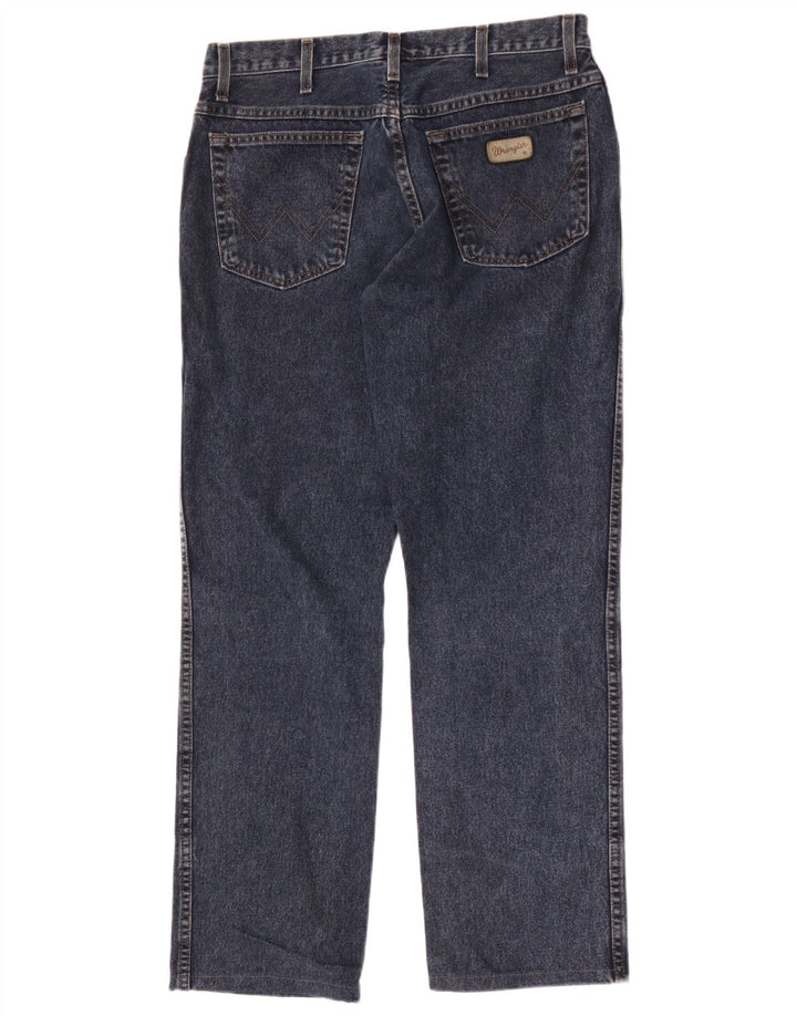 Jeans dritti da uomo Wrangler Texas W34 L32 cotone blu