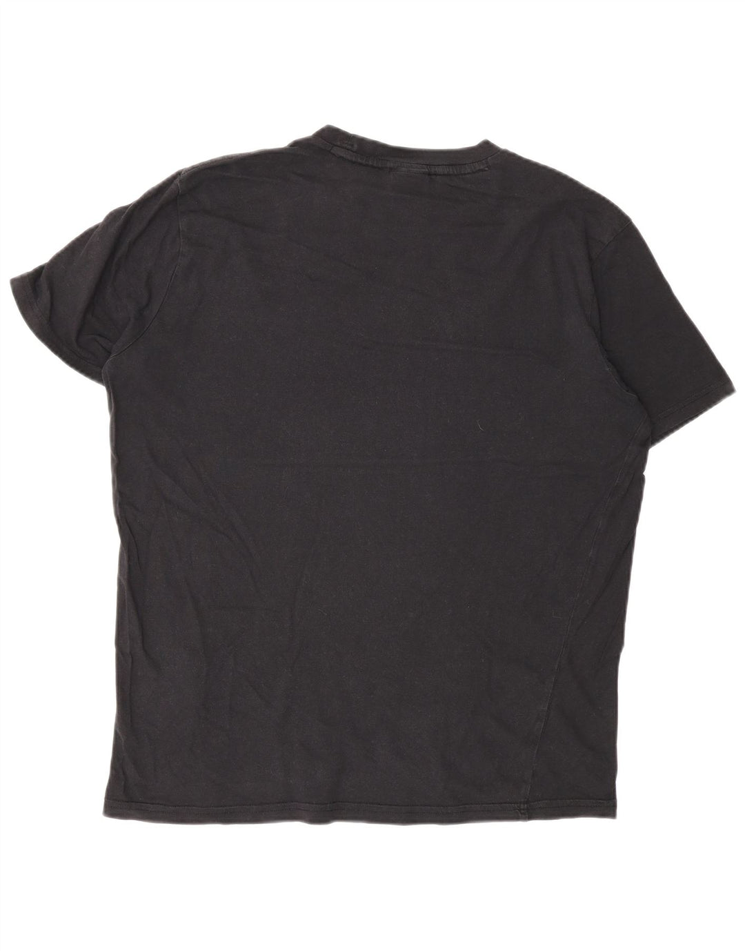 T-shirt grafica da uomo Champion Top in cotone nero medio