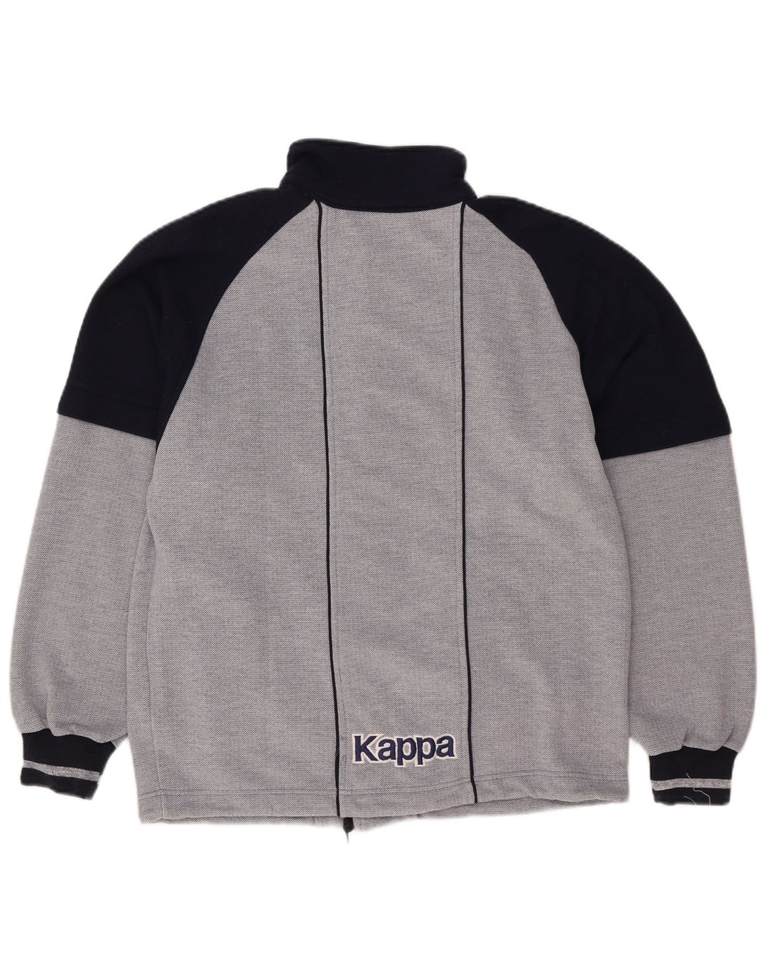 Giacca da ginnastica grafica da uomo Kappa Small Blu Navy Colourblock