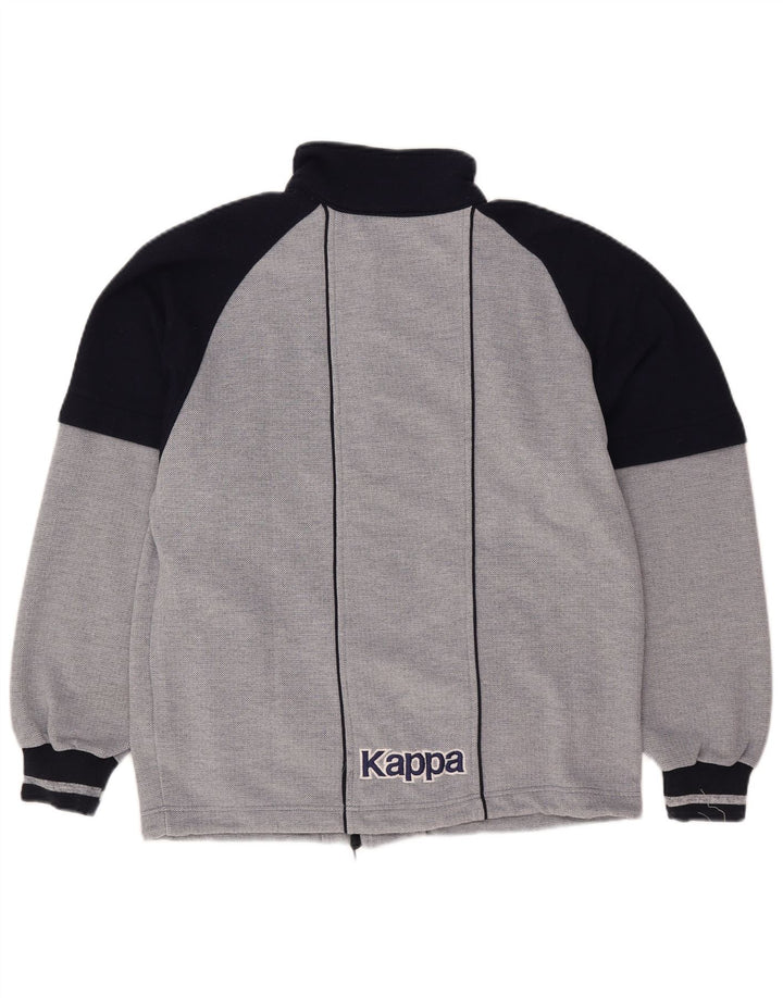 Giacca da ginnastica grafica da uomo Kappa Small Blu Navy Colourblock