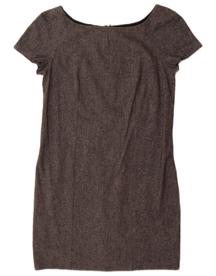 Abito a trapezio da donna Zara UK 6 XS viscosa chiazzata grigia