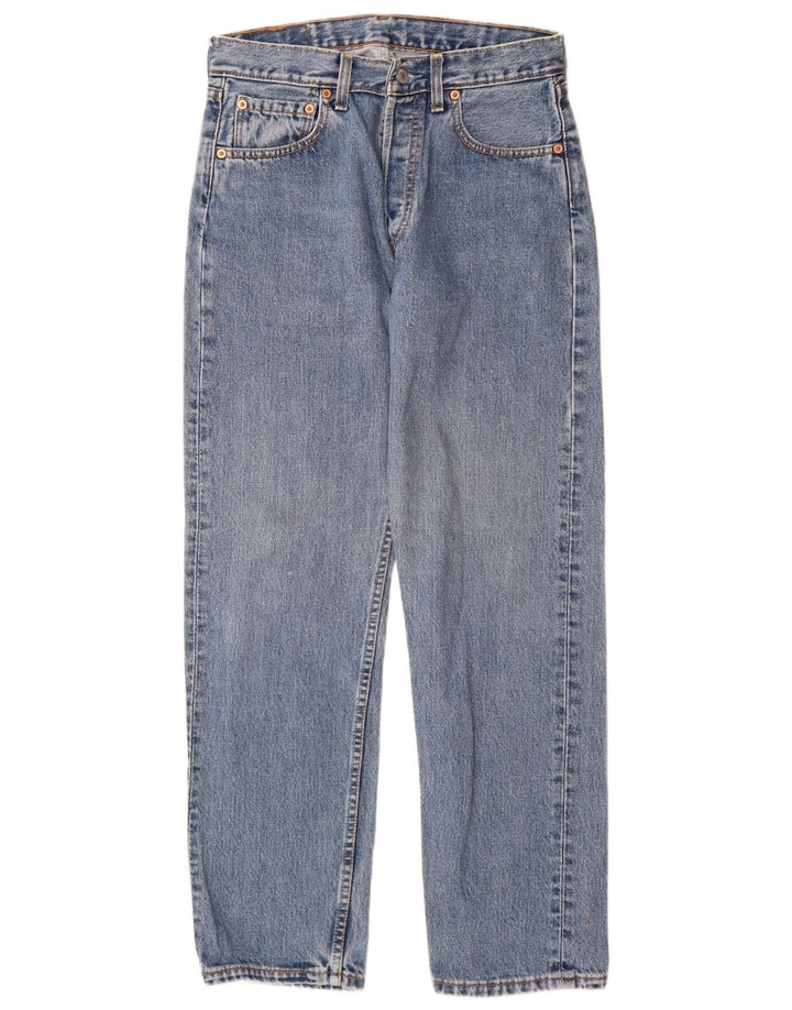 LEVI'S Jeans 517 bootcut da donna a vita alta W30 L30 cotone blu