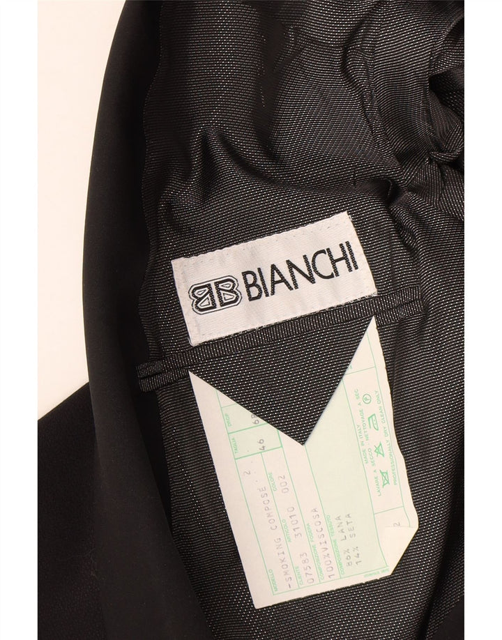 Giacca Blazer da Uomo a 1 Bottone Bianchi IT 46 Small Grigio Lana