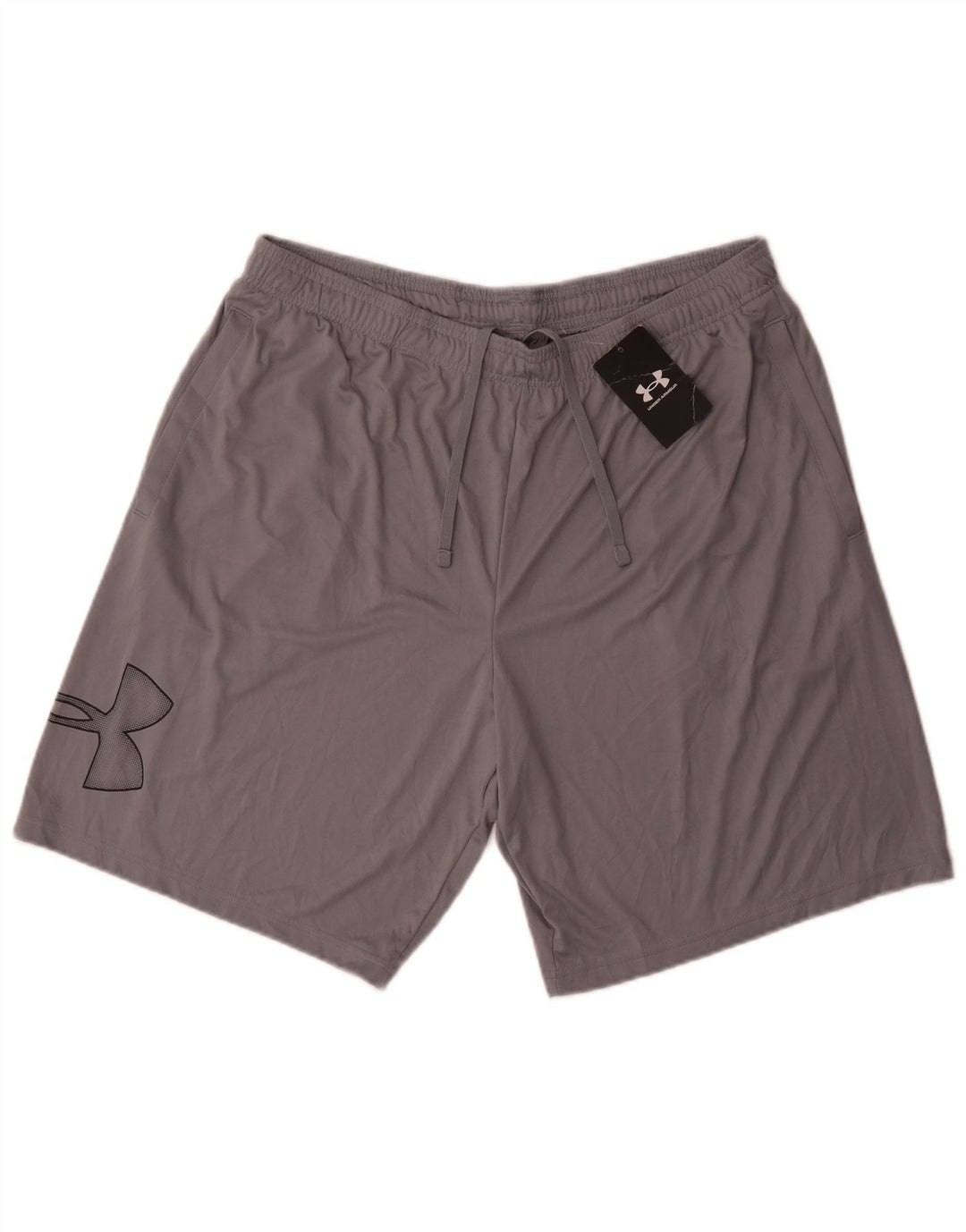 Pantaloncini sportivi grafici da uomo Under Armour XL poliestere grigio