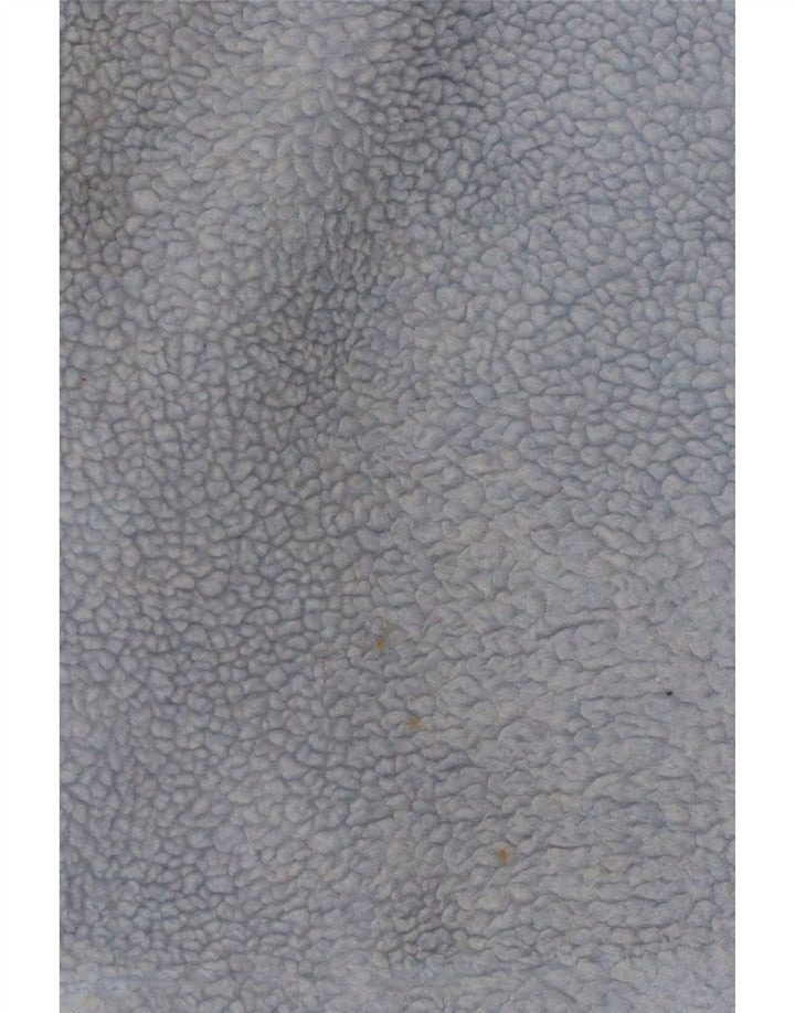 Maglione in pile da uomo Napapijri con collo con zip geografica, piccolo in poliestere blu
