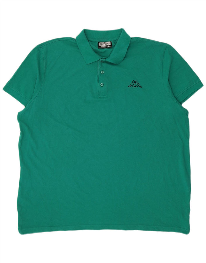 Polo Kappa Uomo 3XL Cotone Verde