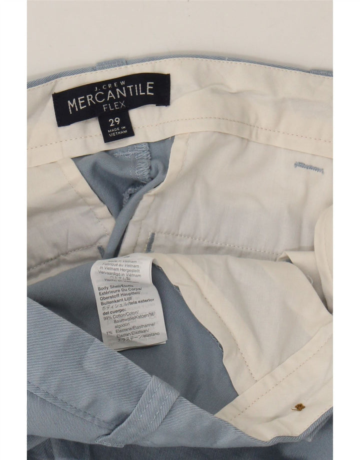 J. CREW Womens Mercantile Chino Shorts W29 Medium  Blue Cotton Vintage J. Crew and Second-Hand J. Crew from Messina Hembry 