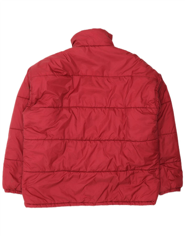 Giacca imbottita da uomo vintage UK 42 XL rossa
