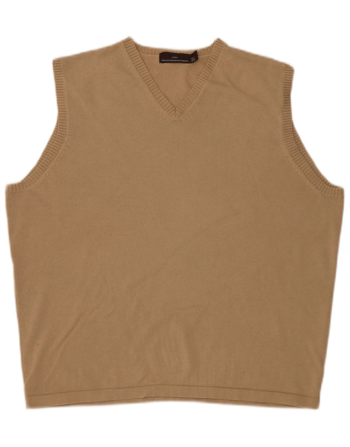 Canottiera Zara da uomo, canotta grande, beige