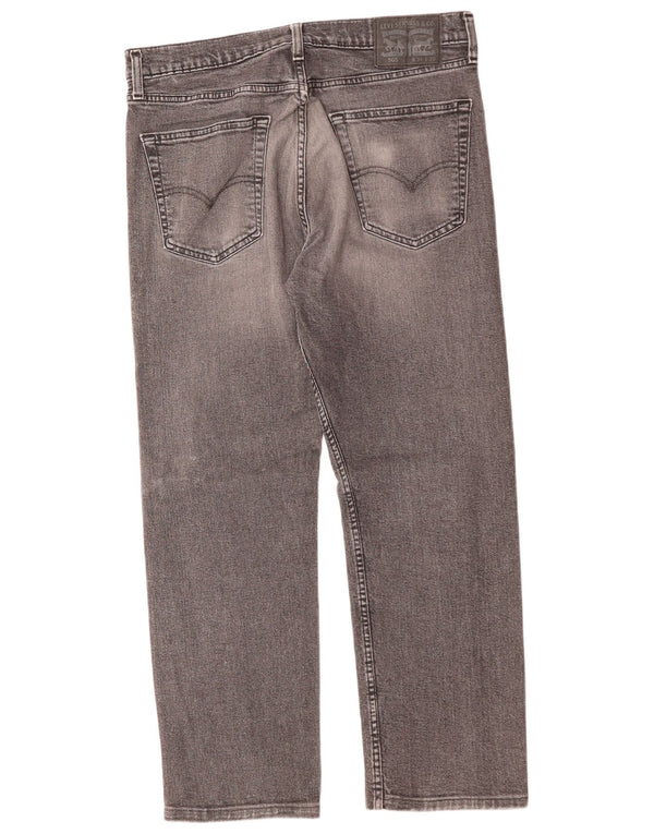 Levi's Uomo 505 Jeans dritti W34 L27 Cotone grigio