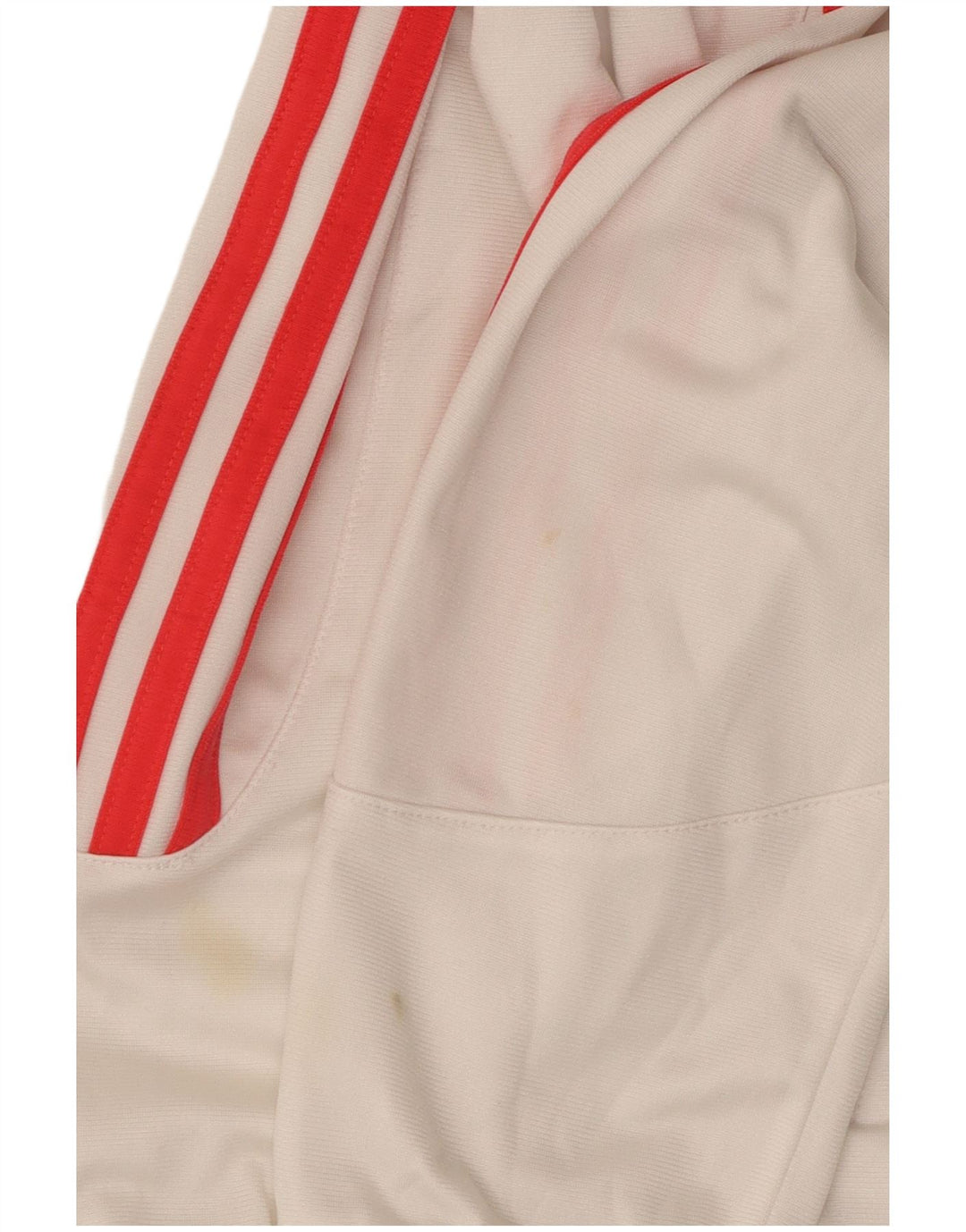 Giacca top della tuta da ragazzo ADIDAS 13-14 anni in poliestere bianco
