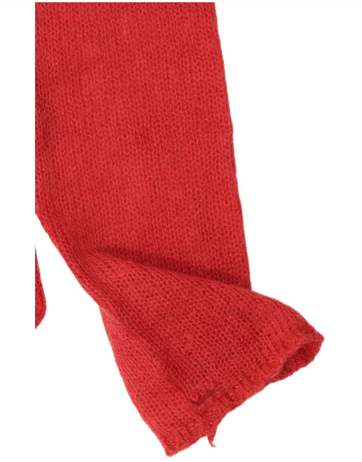 Maglione maglione con scollo a barca da donna Gaudi UK 14 rosso medio