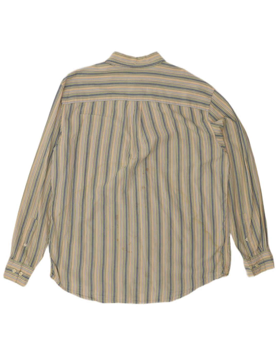 EDDIE BAUER Camicia da uomo in flanella di cotone a righe grandi multicolore