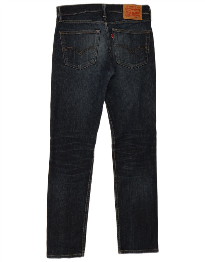 Levi's Uomo 511 Slim Jeans W31 L32 Cotone Blu