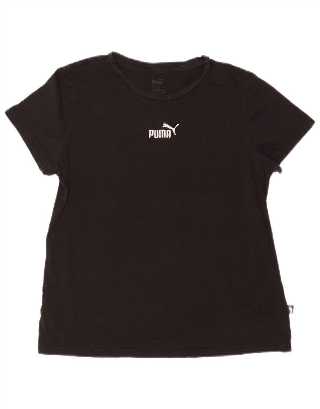T-shirt grafica da donna Puma UK 14 media nera