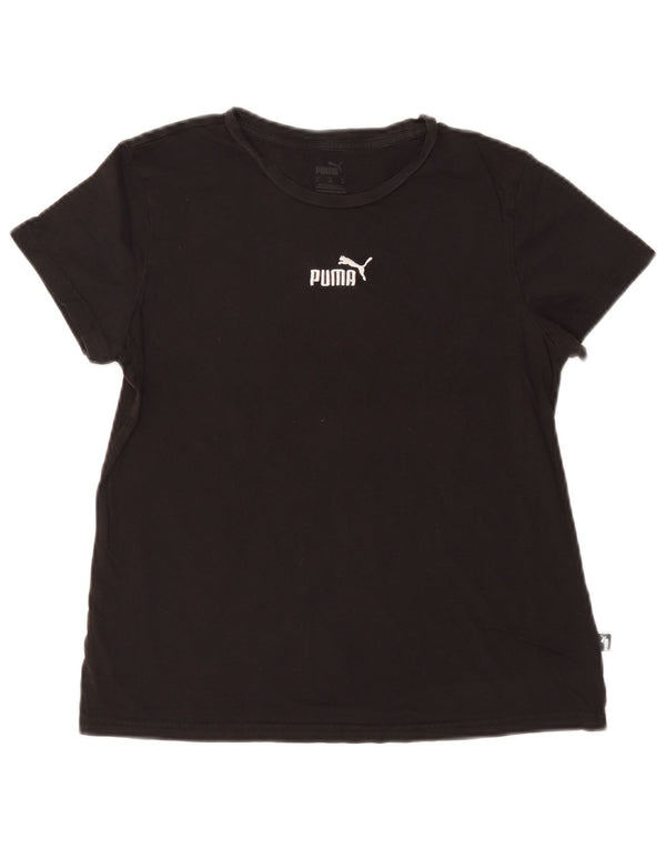 T-shirt grafica da donna Puma UK 14 media nera