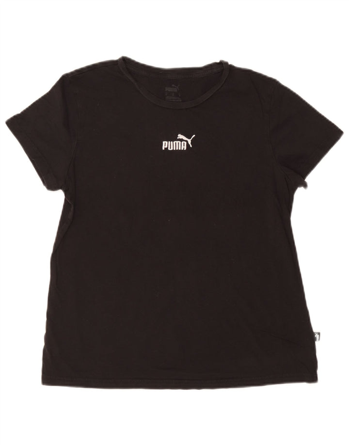 T-shirt grafica da donna Puma UK 14 media nera