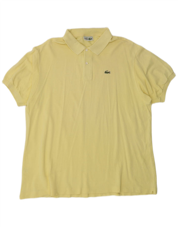 Polo da uomo Lacoste taglia 8 3XL cotone giallo