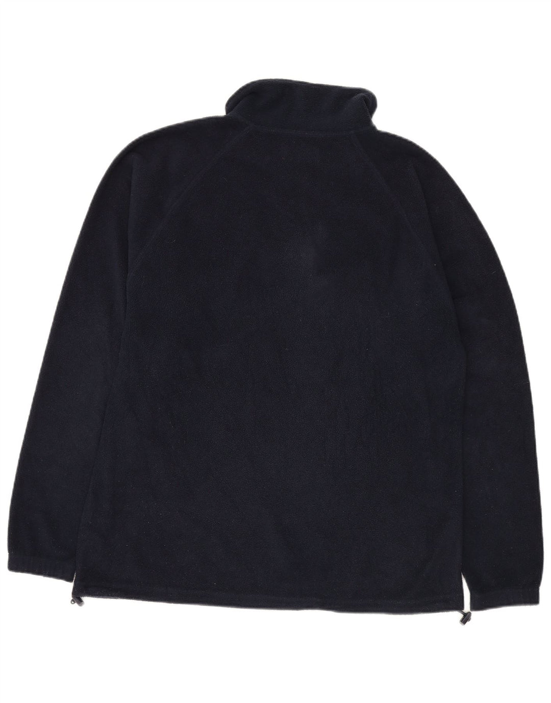 Maglione in pile Kappa da uomo con zip e collo, medio, blu navy, poliestere sportivo