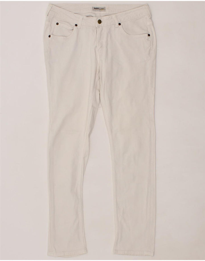 LEE Womens Slim Jeans W32 L31 White Vintage Lee and Second-Hand Lee from Messina Hembry 