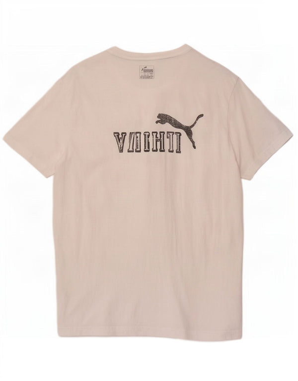 T-shirt grafica da uomo Puma Top bianca media