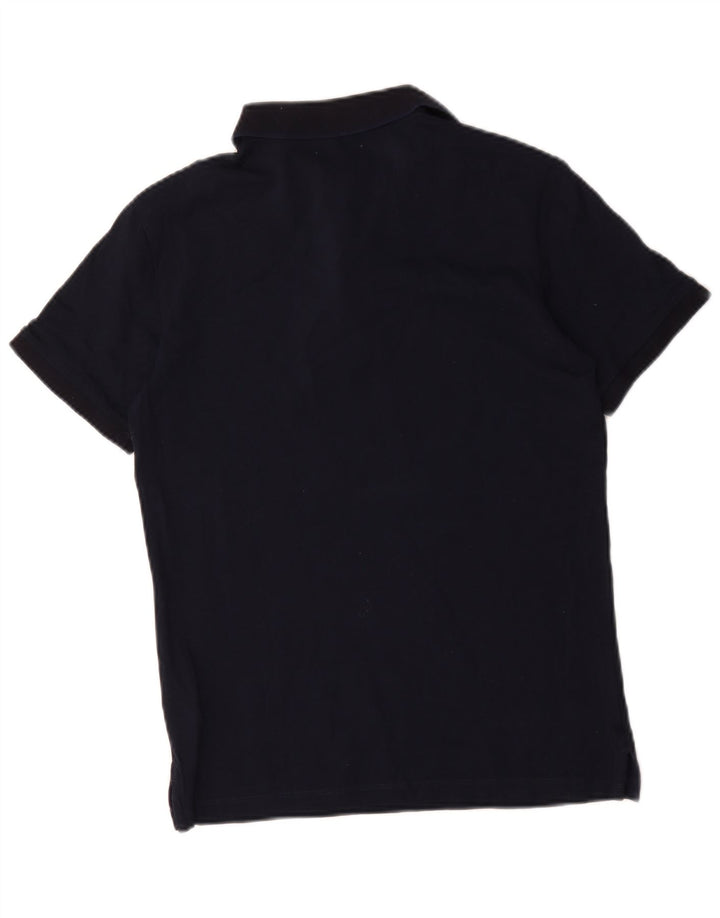Polo da uomo Superdry in cotone blu navy medio
