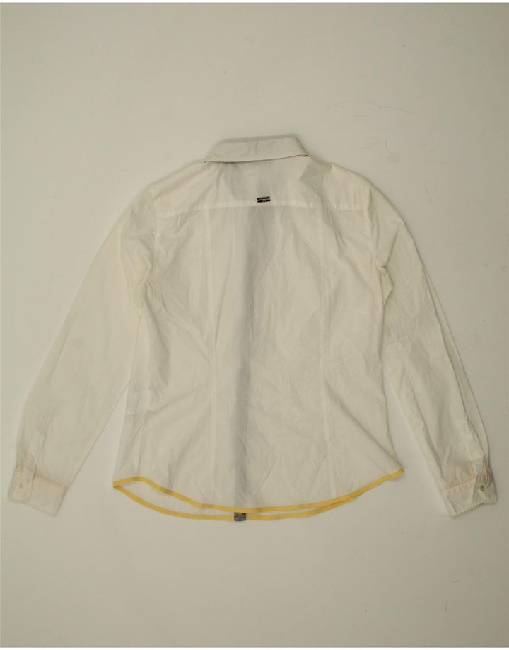 MARELLA Womens Shirt IT 46 Large White Cotton Vintage Marella and Second-Hand Marella from Messina Hembry 