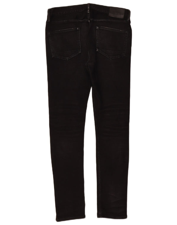 Jeans skinny da uomo All Saints W32 L32 cotone nero