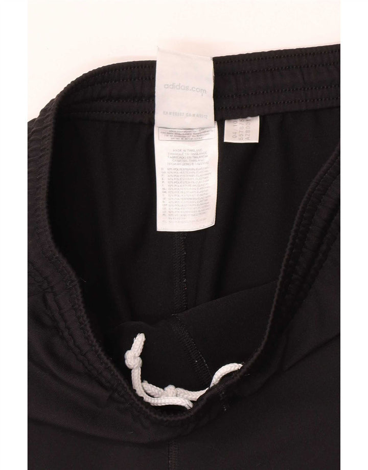 Pantaloncini sportivi Adidas da donna UK 12 medio nero poliestere