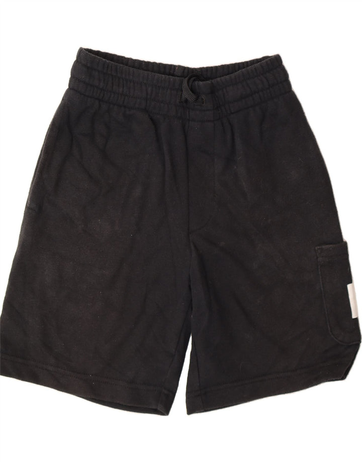 JORDAN Boys Sport Shorts 8-9 Years  Black Cotton Vintage Jordan and Second-Hand Jordan from Messina Hembry 