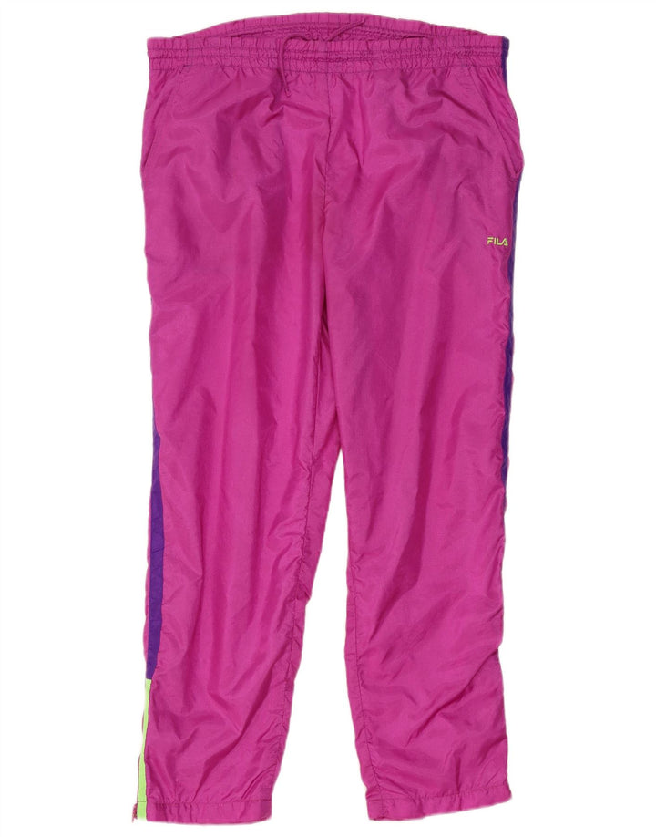 Pantaloni da tuta Fila Uomo IT 50 Large Rosa Poliammide