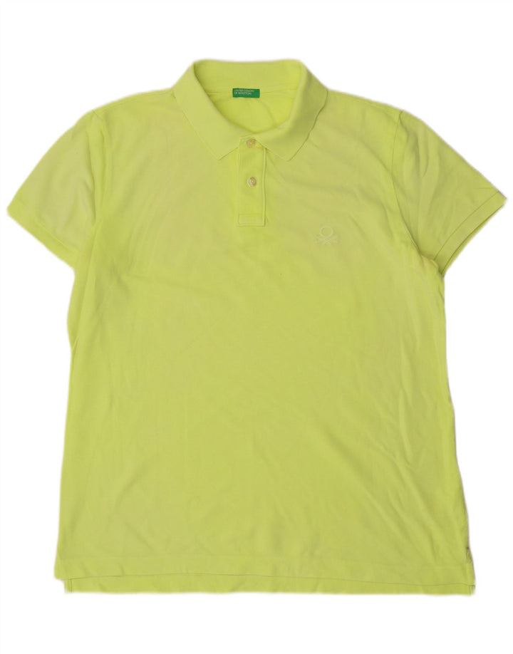 Polo Uomo Benetton 2XL Cotone Verde