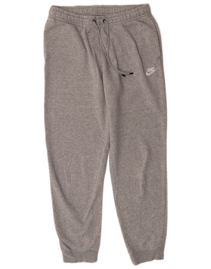 NIKE Pantaloni da tuta da donna Joggers UK 14 Cotone grigio medio