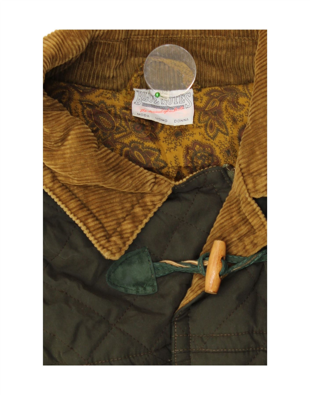 Montgomery trapuntato con cappuccio da uomo Blue Notes IT 52 XL Poliestere verde