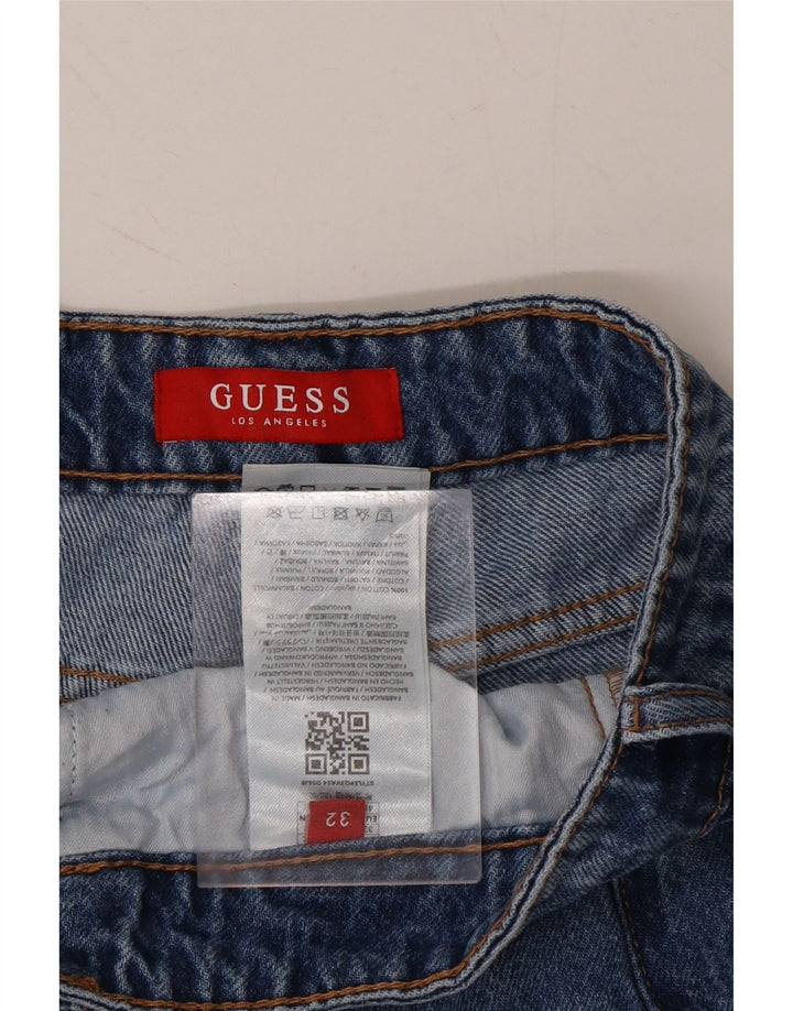 GUESS Mens Slim Jeans W32 L27 Blue Cotton Vintage Guess and Second-Hand Guess from Messina Hembry 