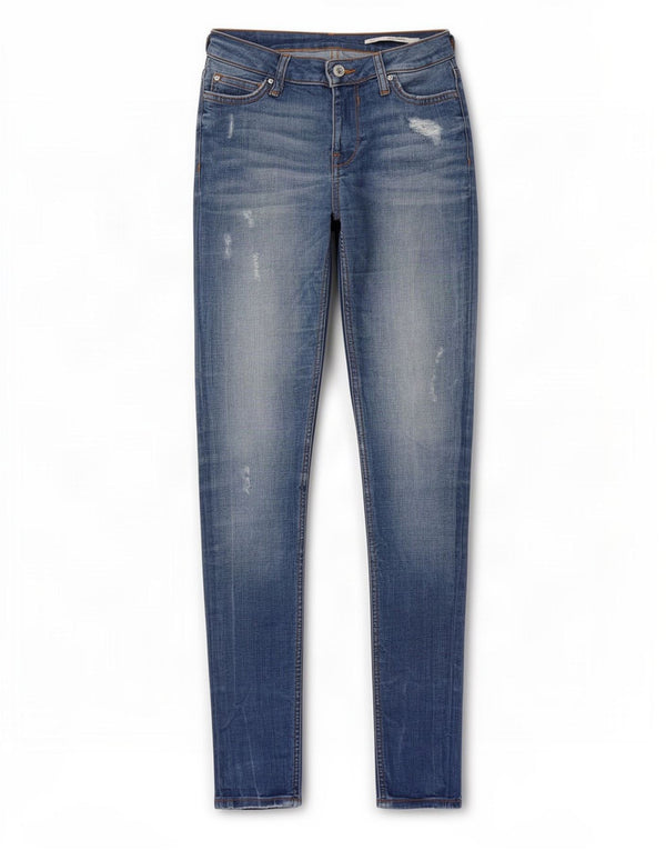 Jeans slim da donna Zara EU 34 2XS W24 L30 Blu