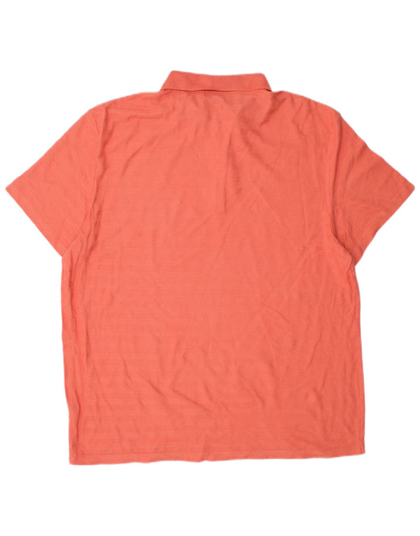 CALVIN KLEIN Polo da uomo XL in cotone rigato rosso