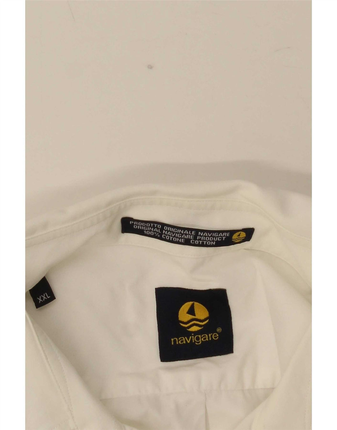 Camicia Uomo Navigare 2XL Cotone Bianco