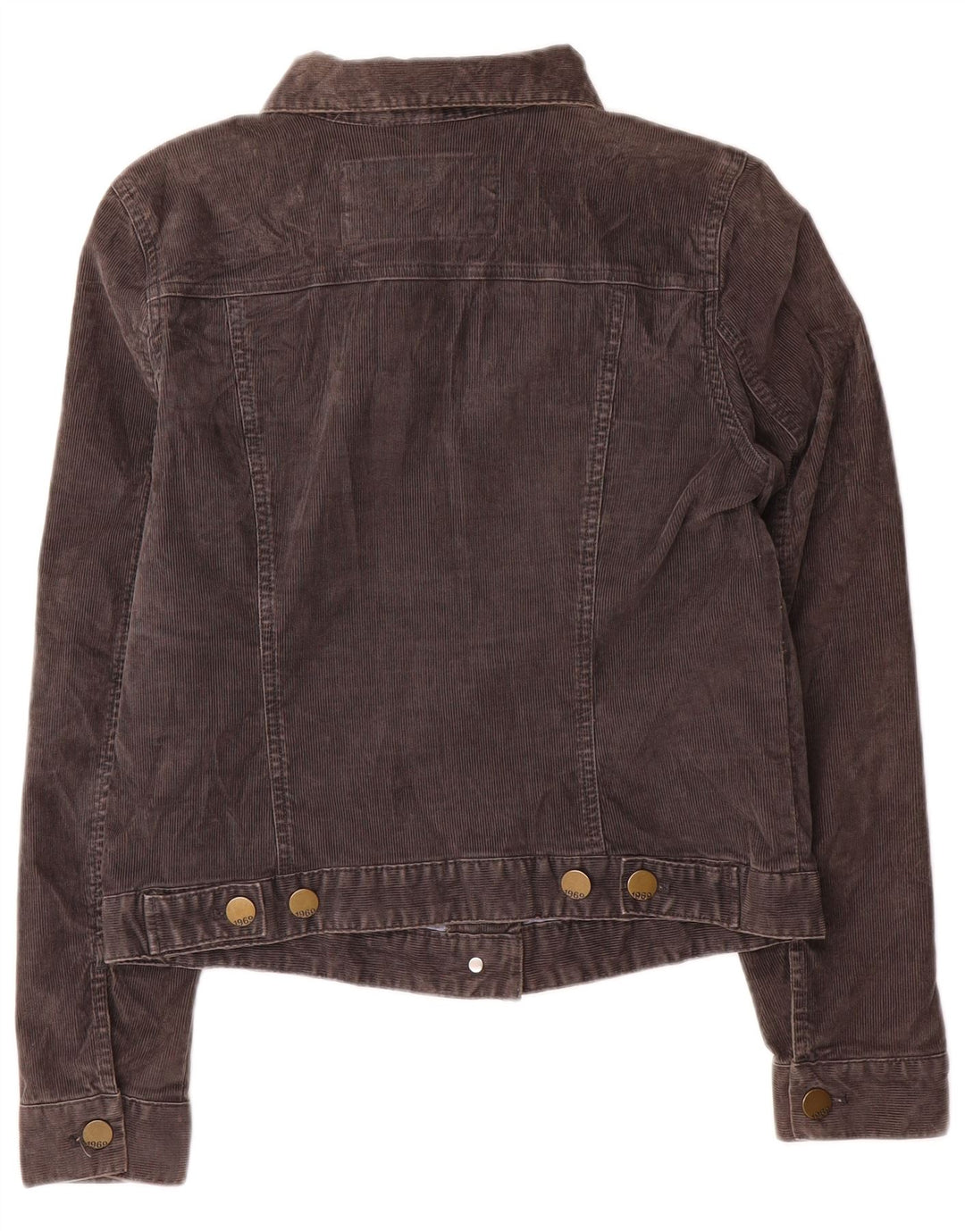 Giacca da donna Gap in velluto a coste corto UK 14 Cotone grigio medio