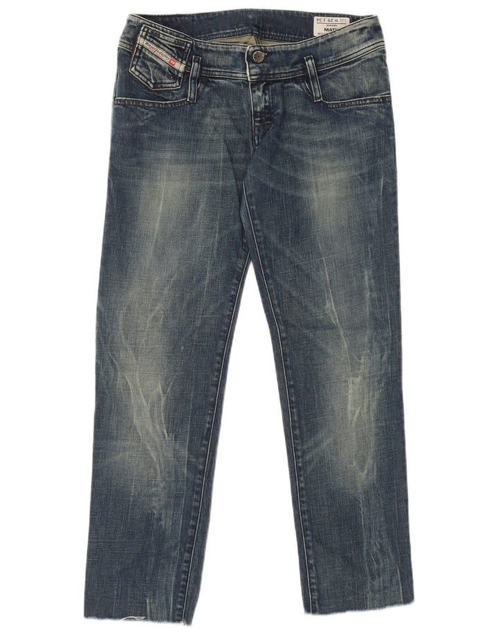 Jeans dritti da donna Diesel Matic W29 L27 cotone blu