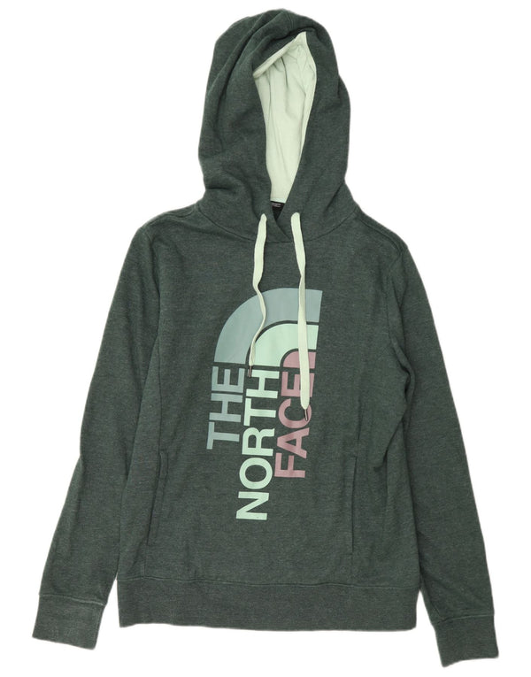 Felpa con cappuccio grafica da donna The North Face UK 14 Cotone verde medio