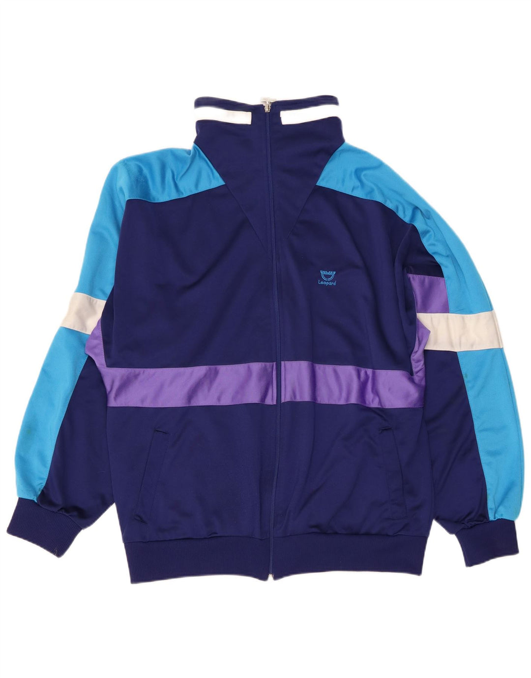 Tuta intera da uomo Leopard UK 46/48 XL Poliestere color block blu navy