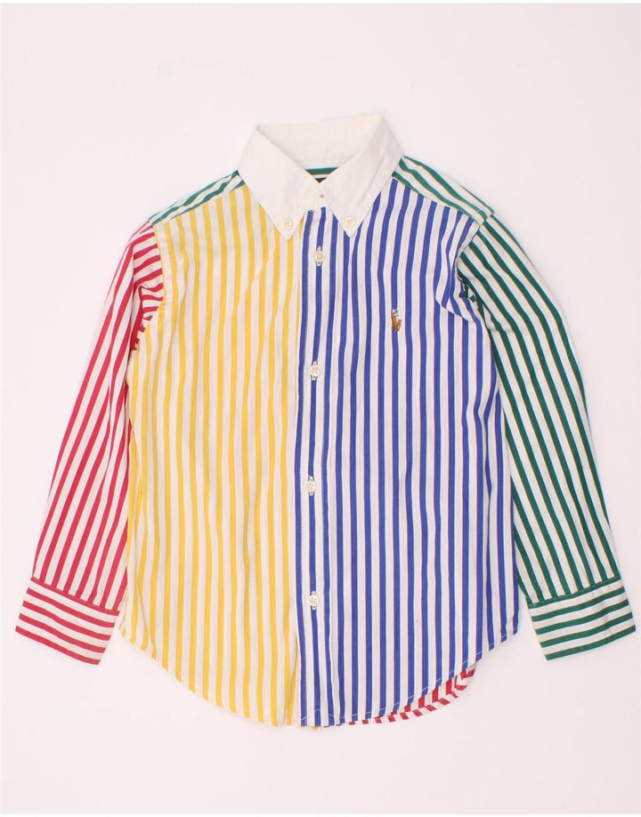 Camicia Ralph Lauren per ragazzi 2-3 anni in cotone a righe multicolore