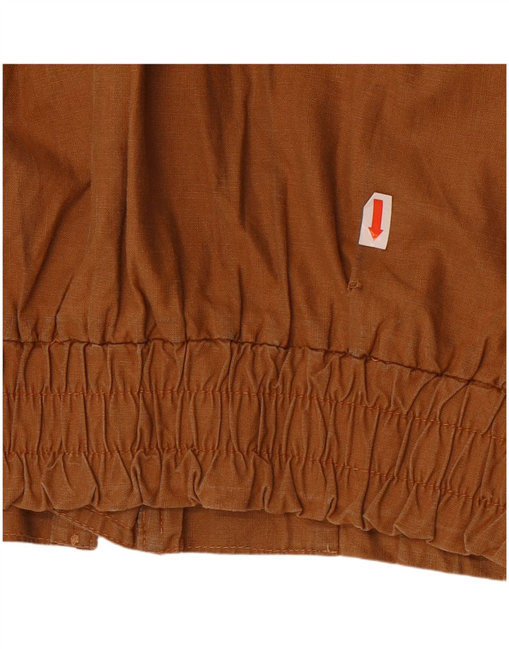 Giubbotto bomber vintage da donna IT 44 marrone medio