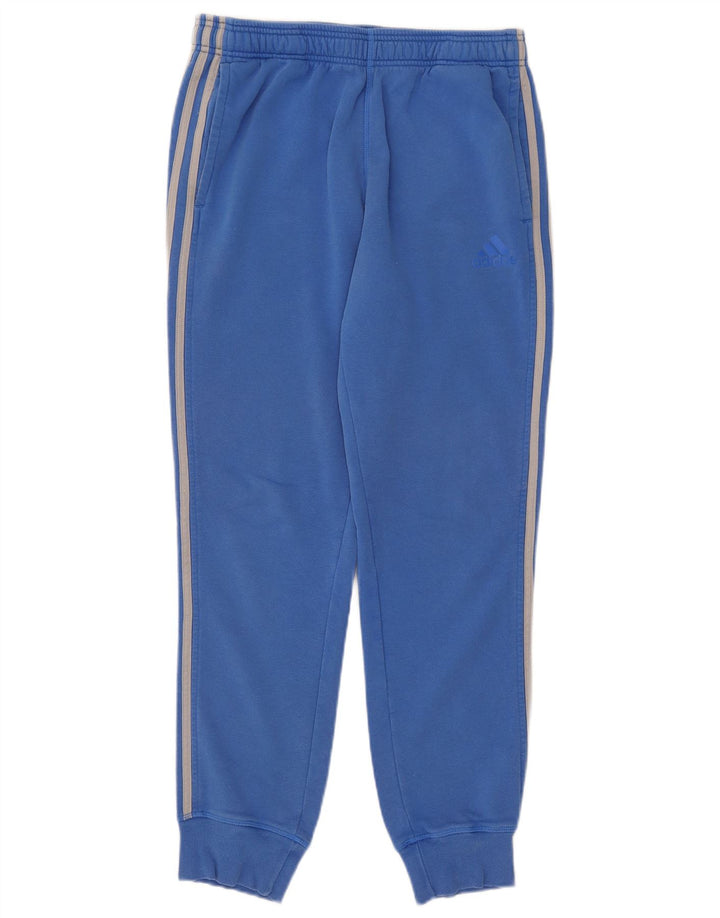Pantaloni da tuta da uomo Adidas Joggers in cotone blu medio