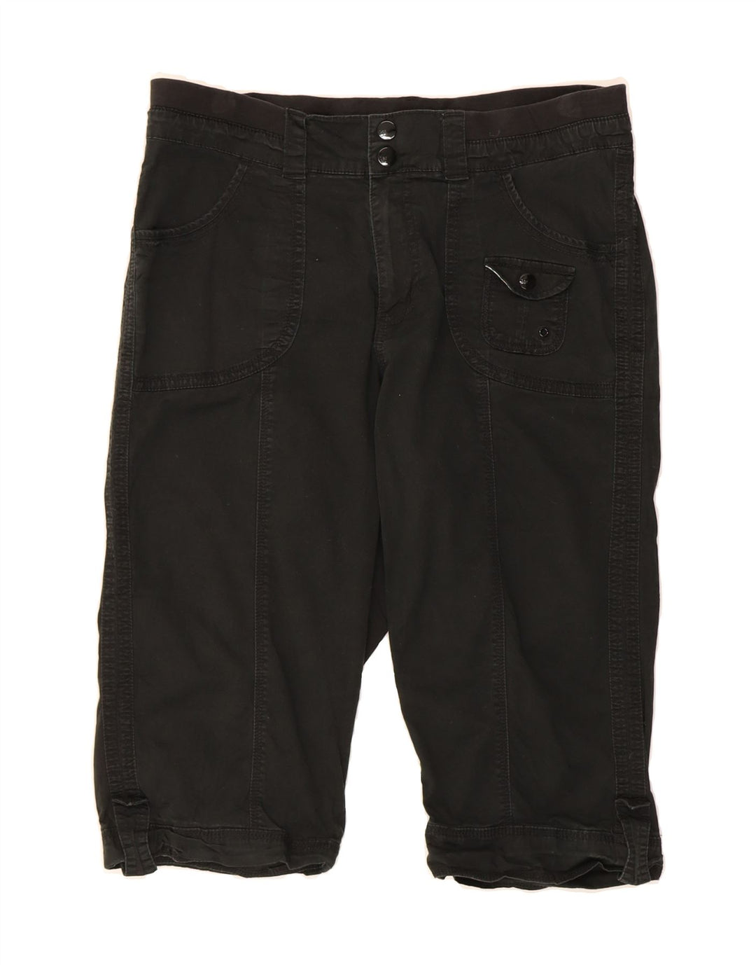 LEE Womens Cargo Shorts US 14 2XL W34 Black Cotton Vintage Lee and Second-Hand Lee from Messina Hembry 