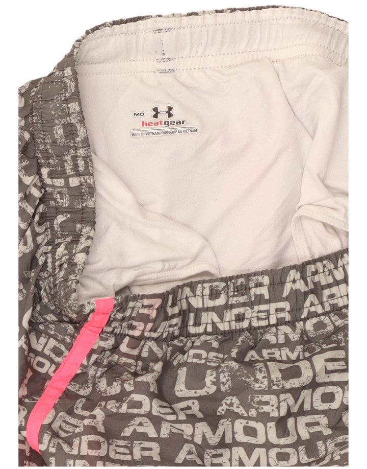 Pantaloncini sportivi UNDER ARMOUR da donna Heat Gear Graphic UK 14 Grigio medio