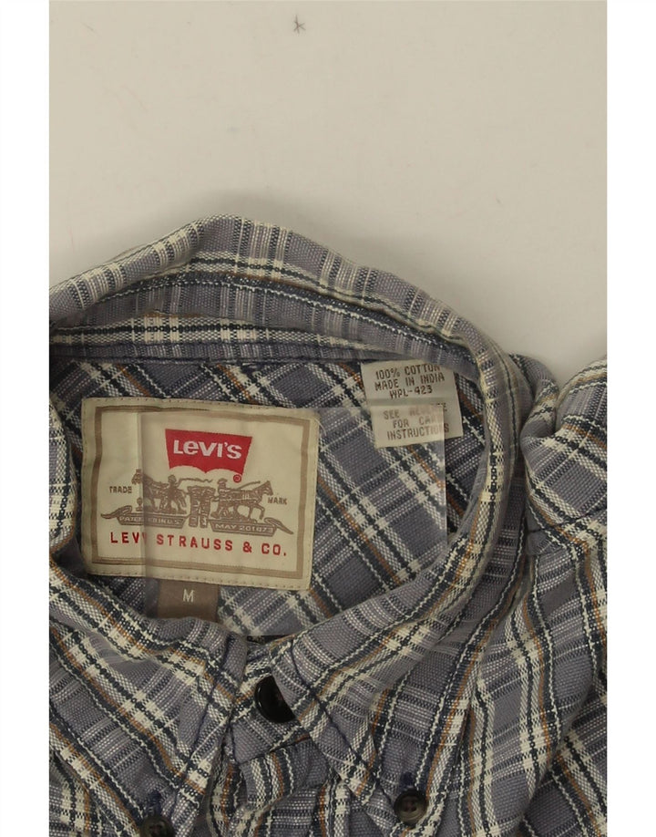 Camicia Levi's Uomo in cotone a quadri blu medio