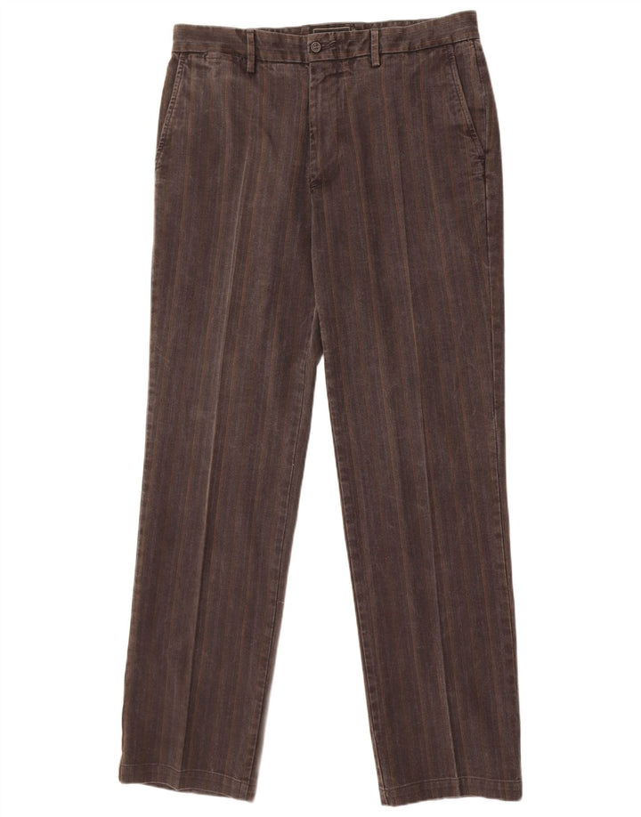 Pantaloni chino da uomo Marlboro Classics EU 52 XL W34 L33 a righe grigie