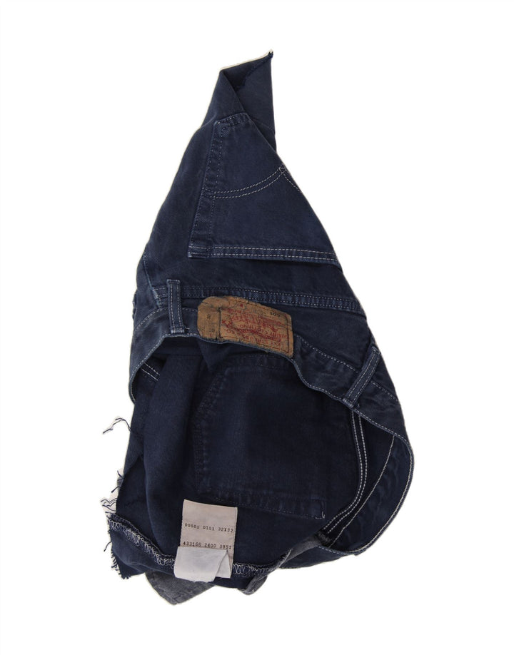 LEVI'S Womens 501 Denim Hot Pants W32 Large Navy Blue Cotton Vintage Levi's and Second-Hand Levi's from Messina Hembry 